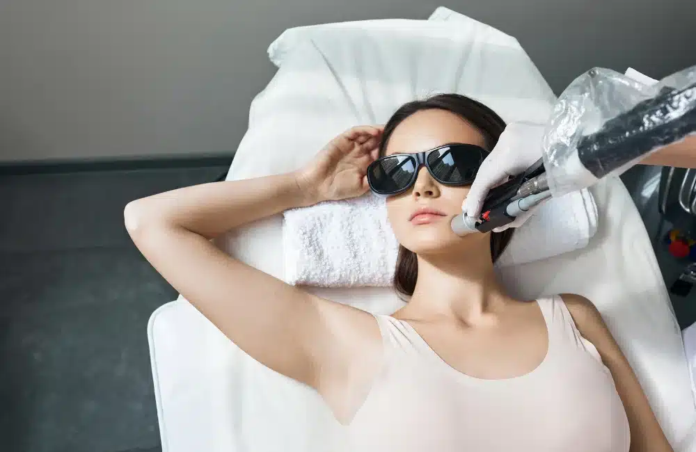 เลเซอร์กำจัดขนบนใบหน้า